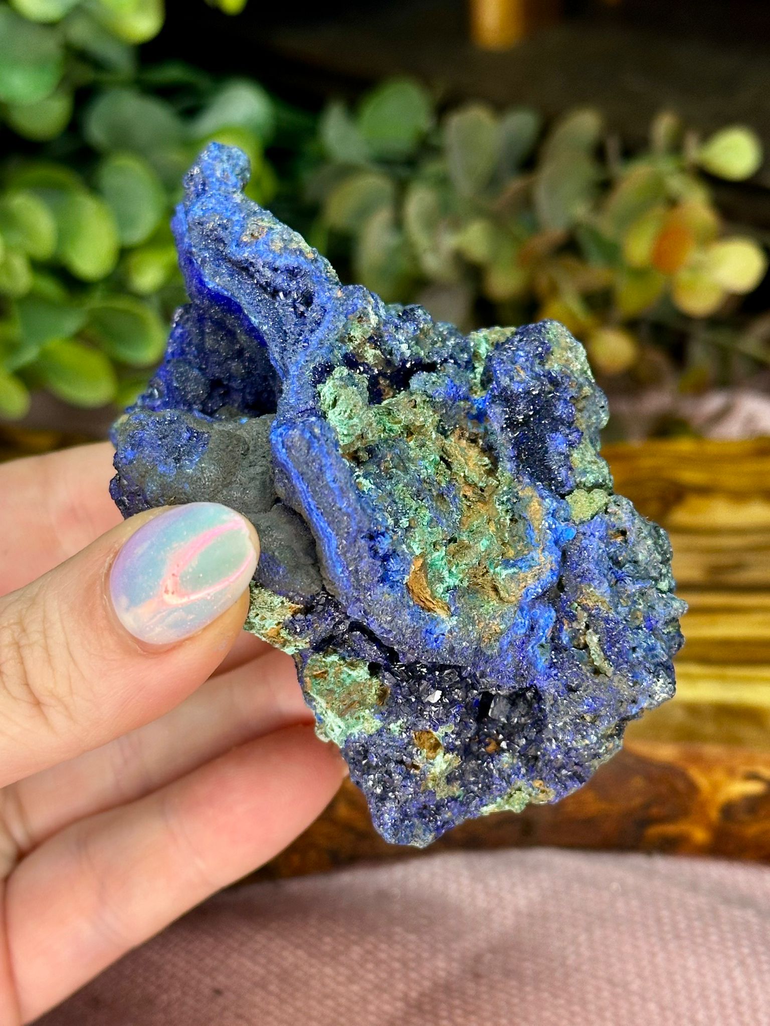 Azurite with Malachite Mineral Specimen #1