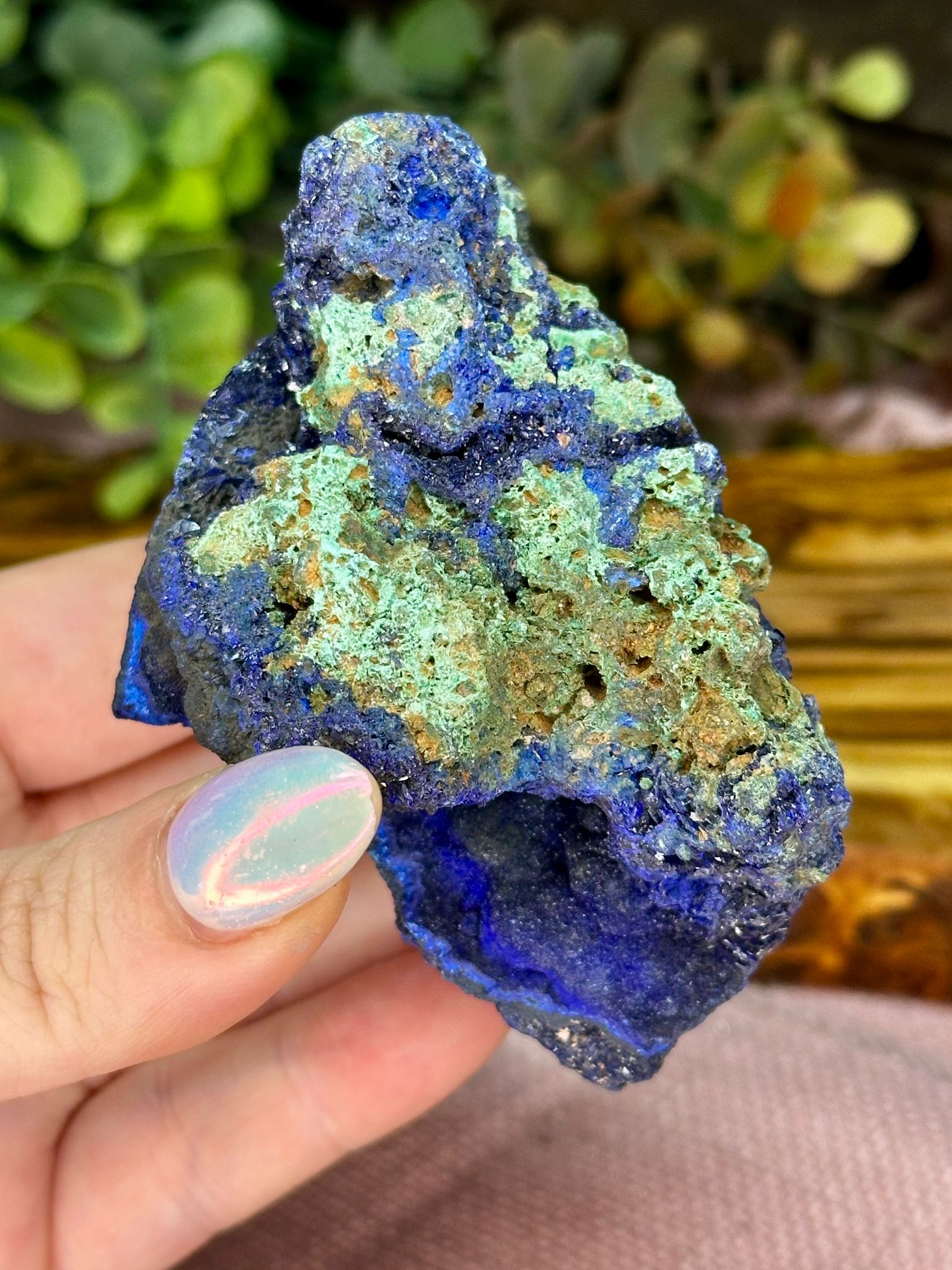 Azurite with Malachite Mineral Specimen #1