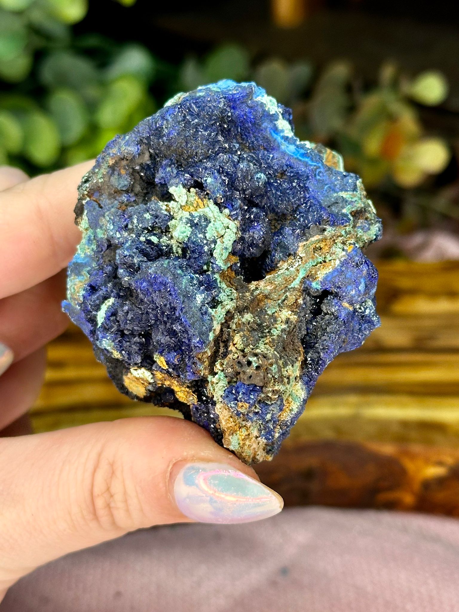 Azurite with Malachite Mineral Specimen #2