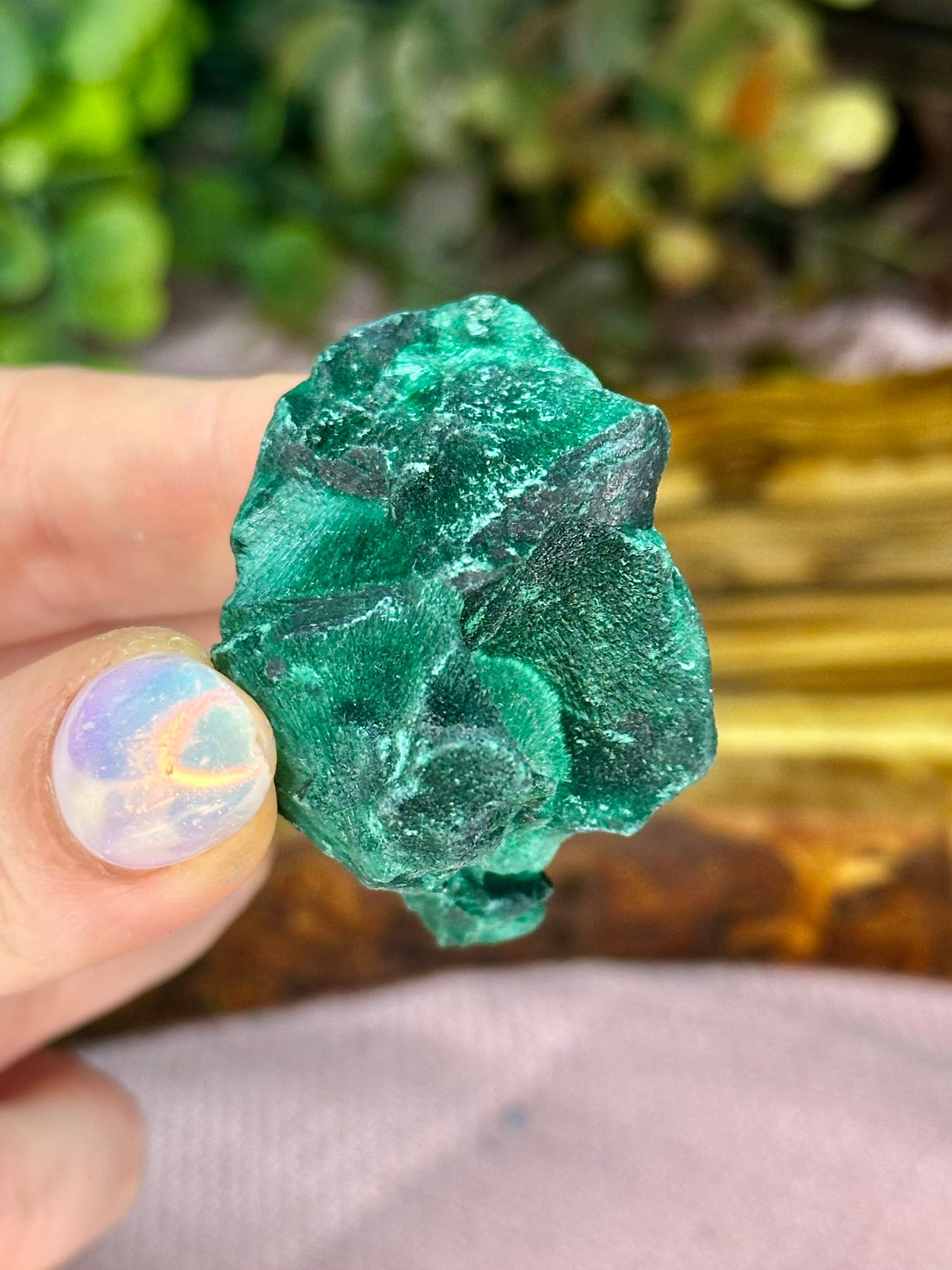 Velvet Malachite Mineral Specimen