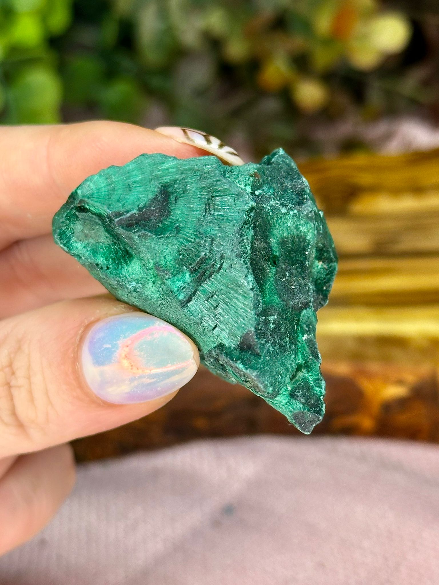 Velvet Malachite Mineral Specimen