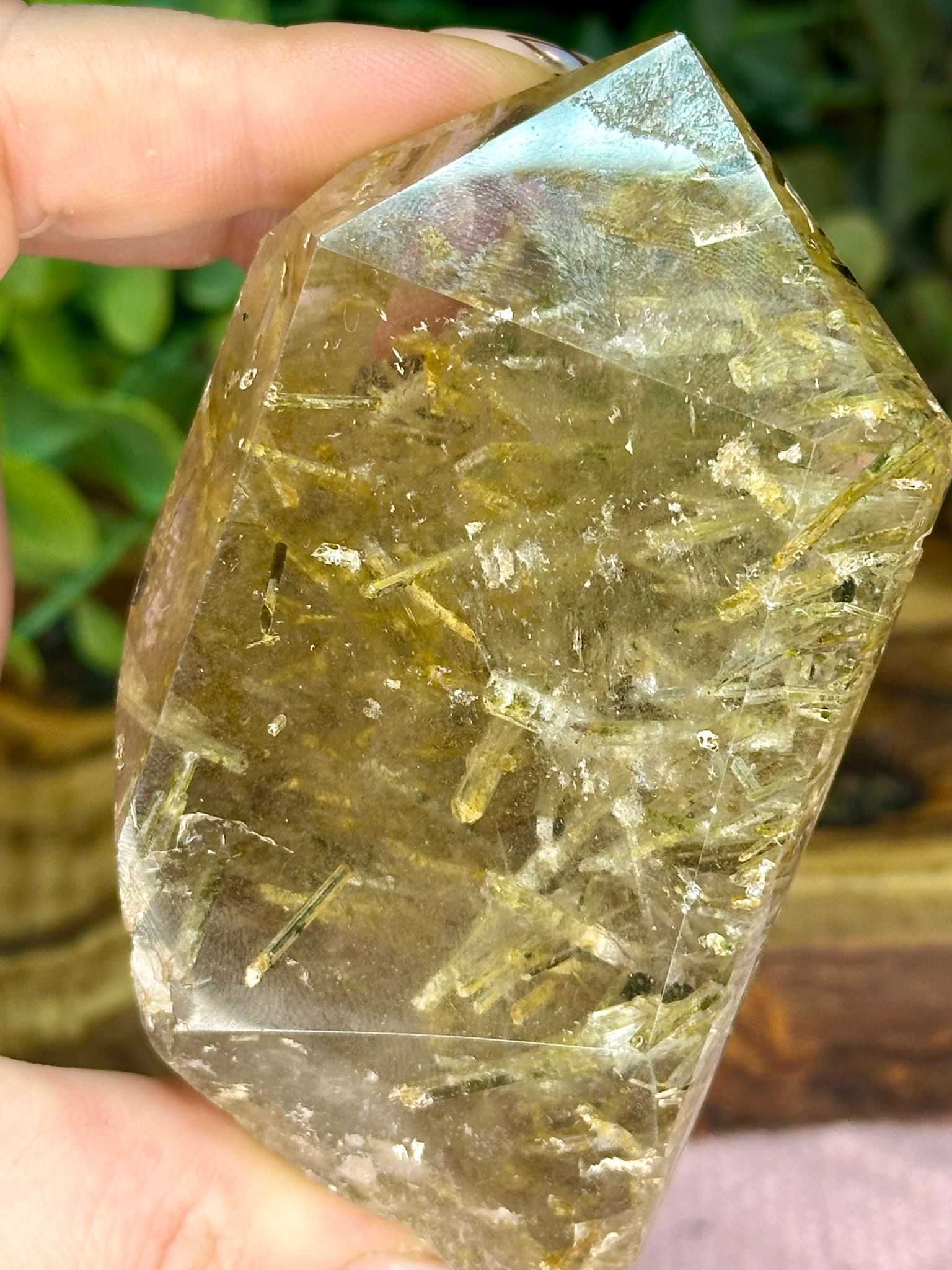 Tourmaline in Quartz Collector Point