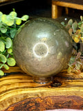 XL Pyrite Crystal Sphere