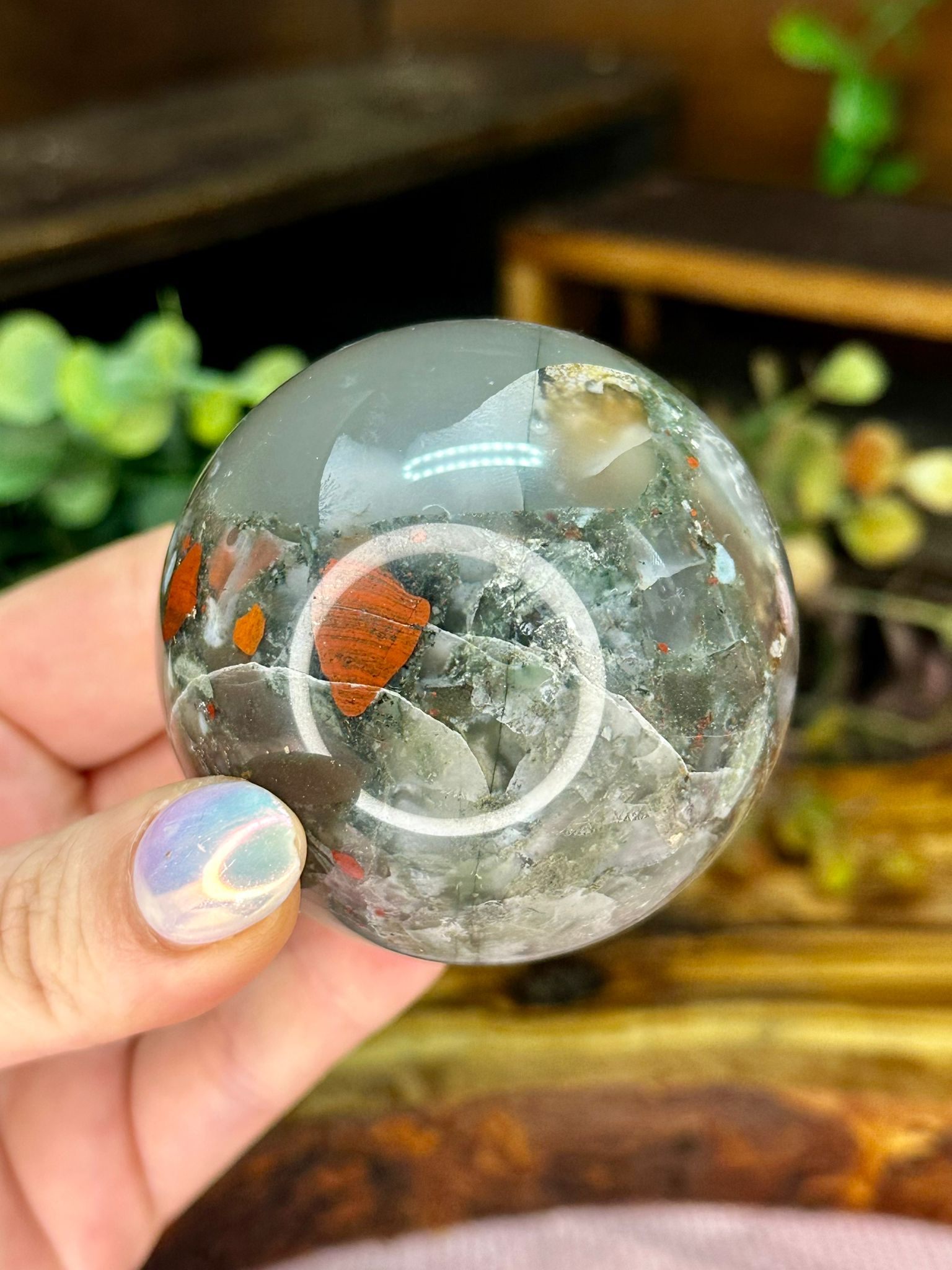 African Bloodstone Sphere