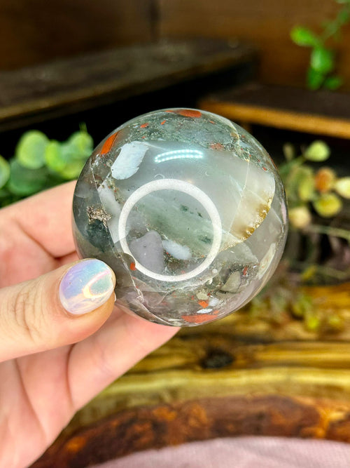 African Bloodstone Sphere