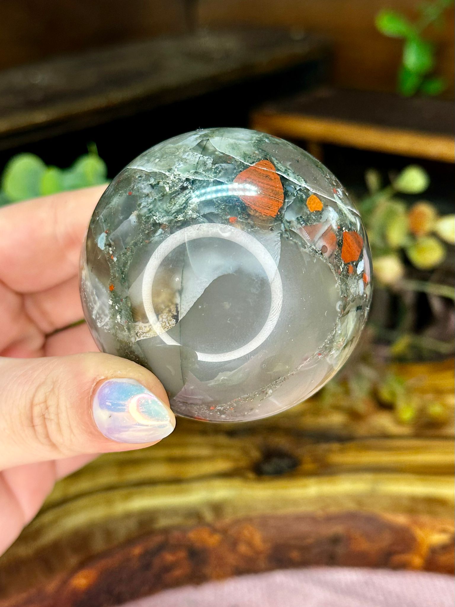 African Bloodstone Sphere