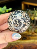 Rare Willemite in Calcite UV Reactive Sphere