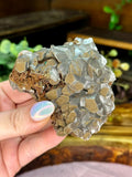 Mercedes Benz Calcite Crystal Cluster