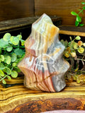 Large Polychrome Jasper Flame