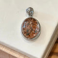 Orange Garden Quartz Pendant