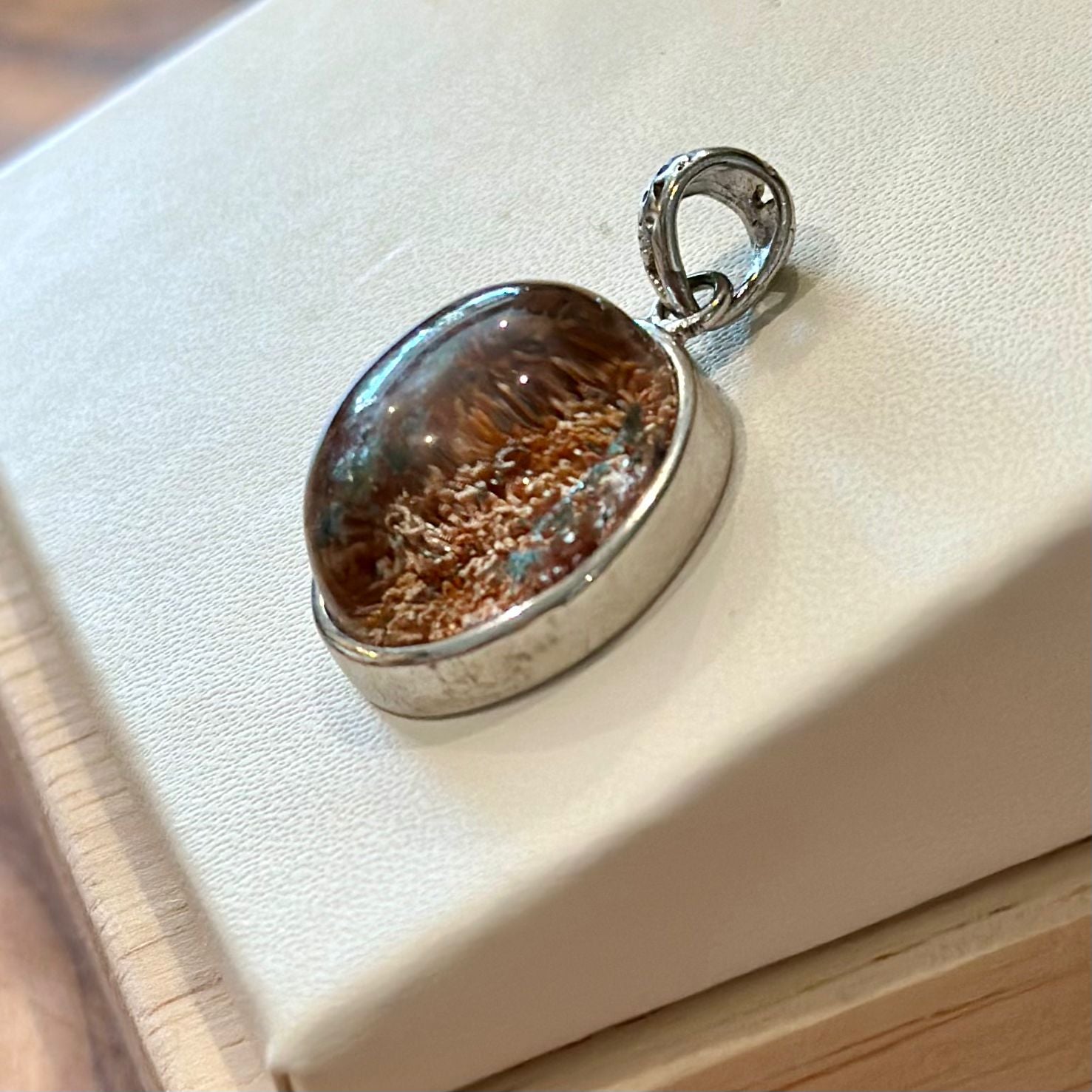 Orange Garden Quartz Pendant