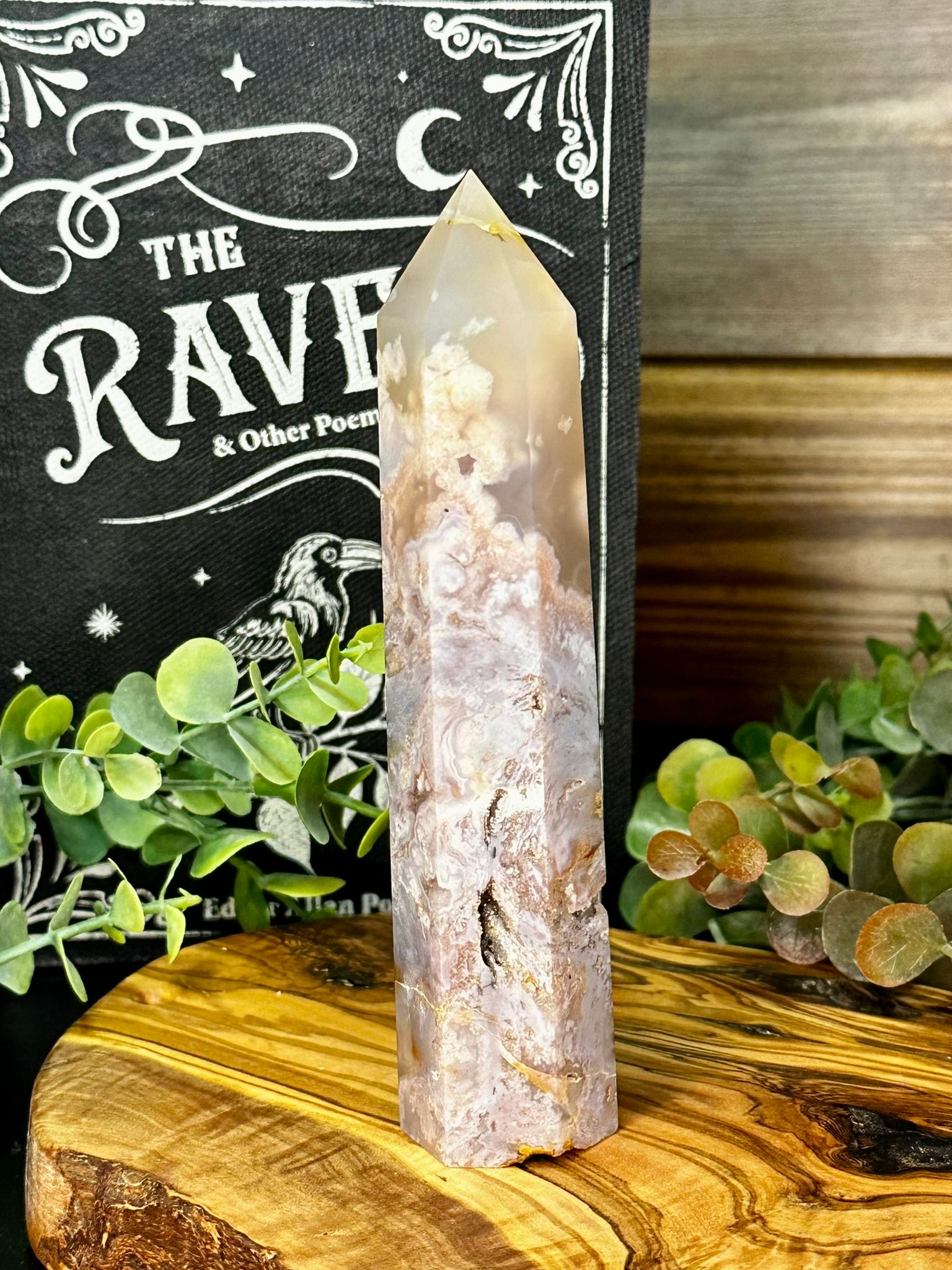 Flower Agate Tower - Blossom Agate