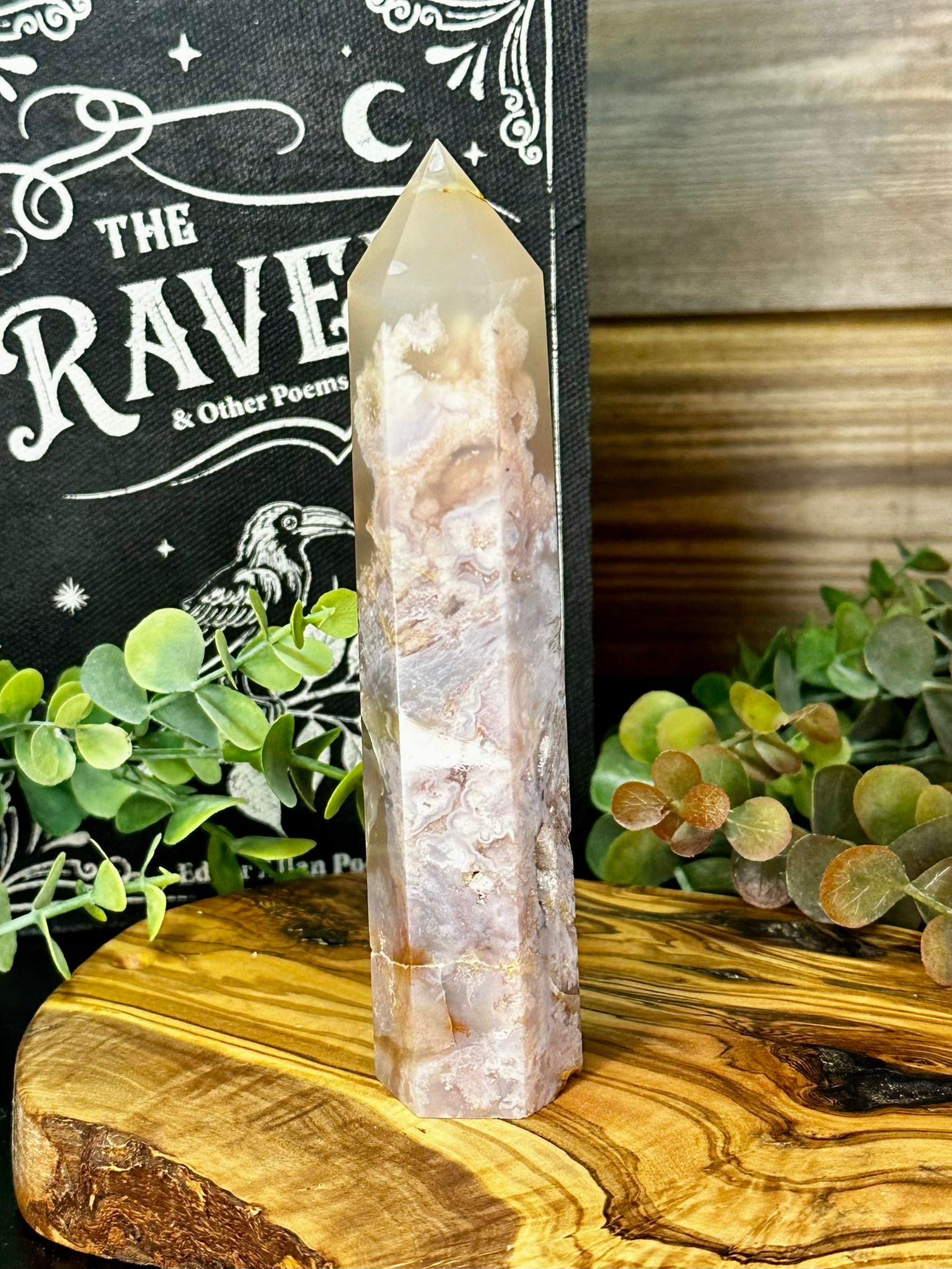 Flower Agate Tower - Blossom Agate