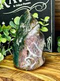 Ocean Jasper Flame – Pink & Green