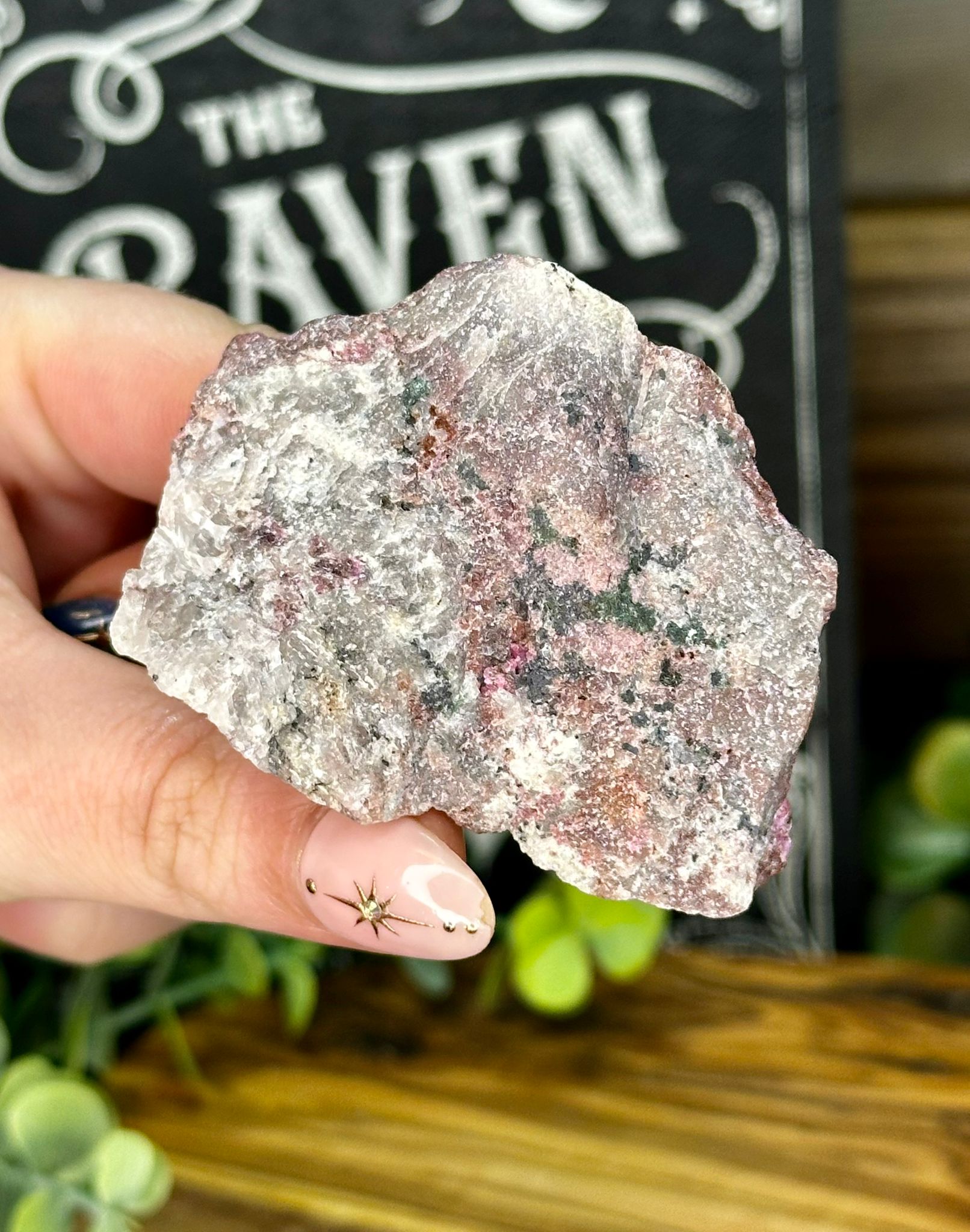 Cobalt Calcite with Malachite