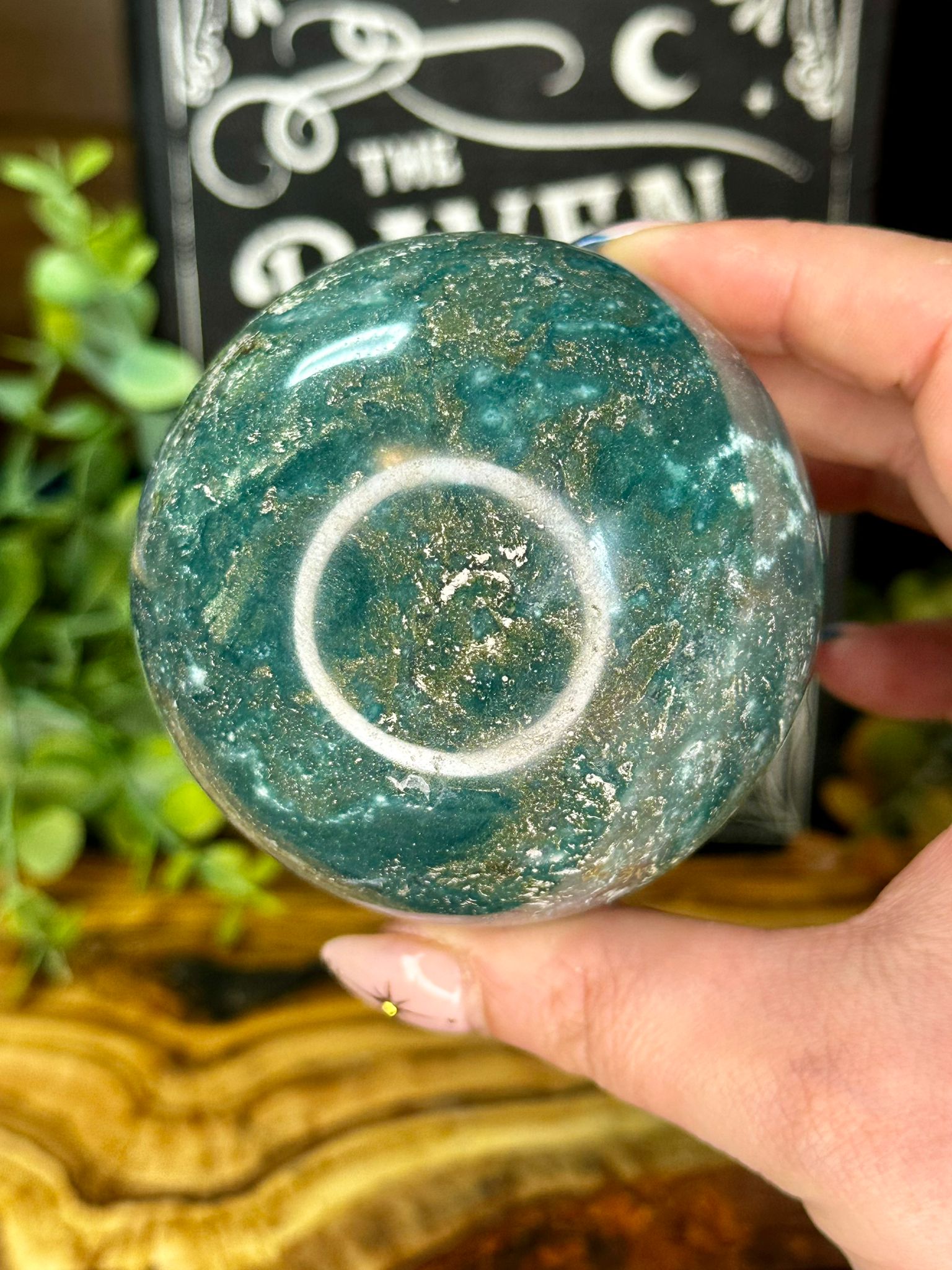 Large Blue Ocean Jasper Sphere