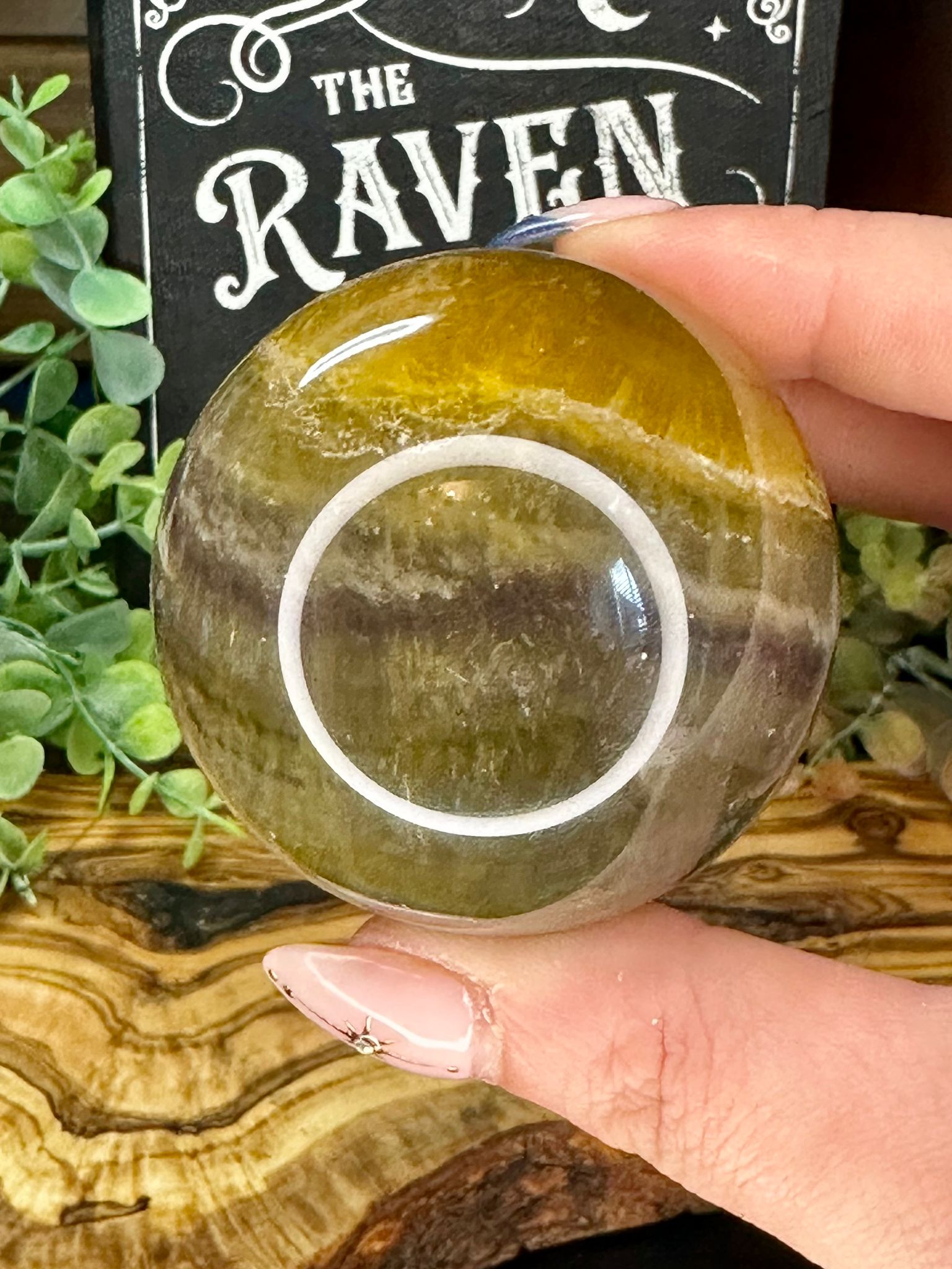Golden Fluorite Sphere with Mica & Pyrite