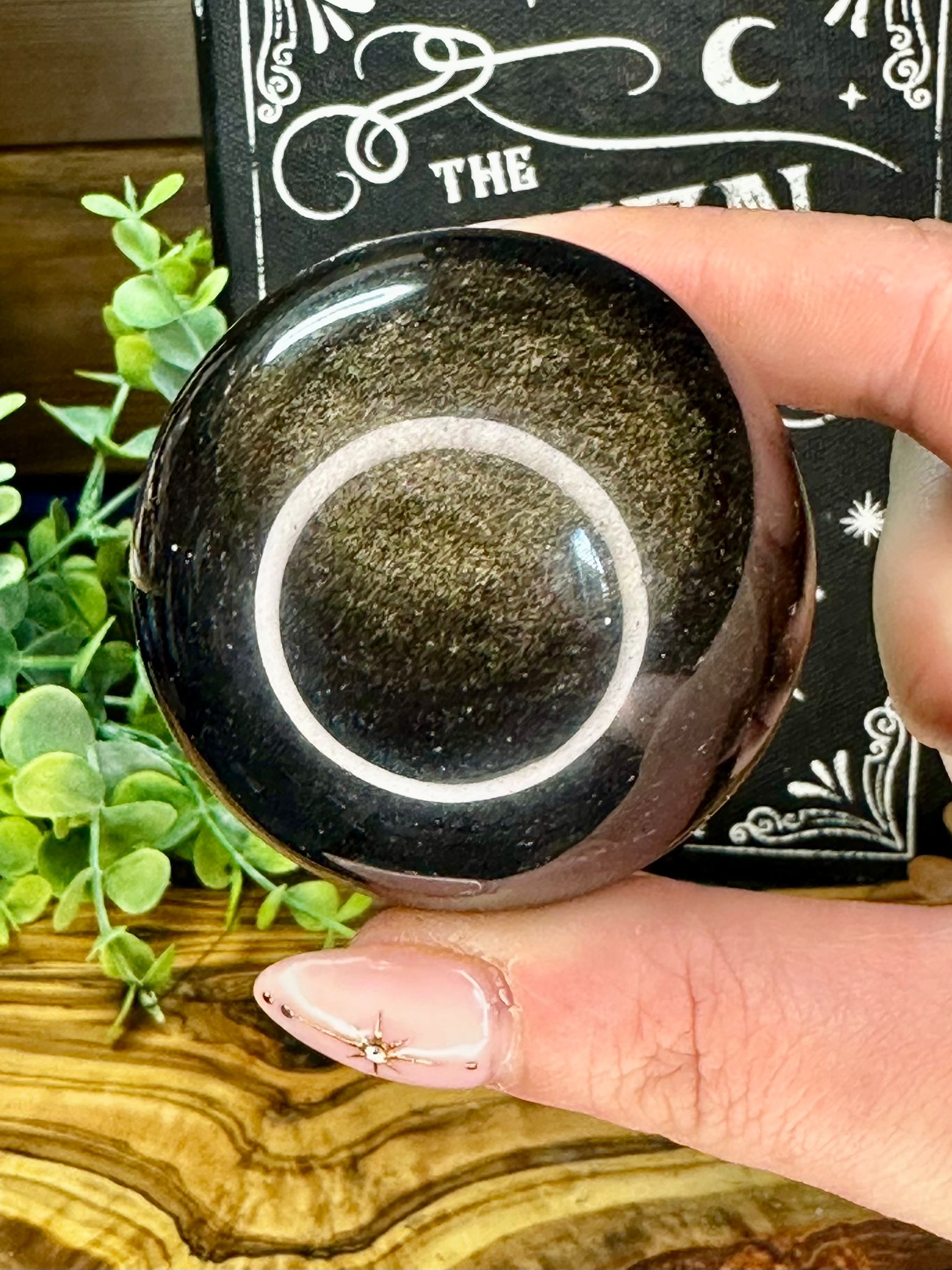 Golden Obsidian Sphere