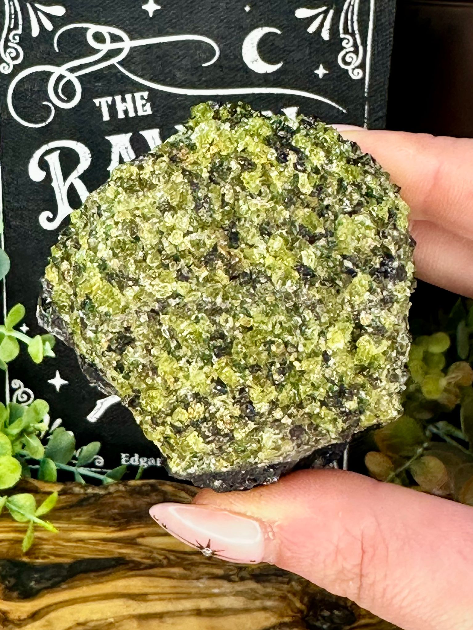 Large Raw Peridot Crystal