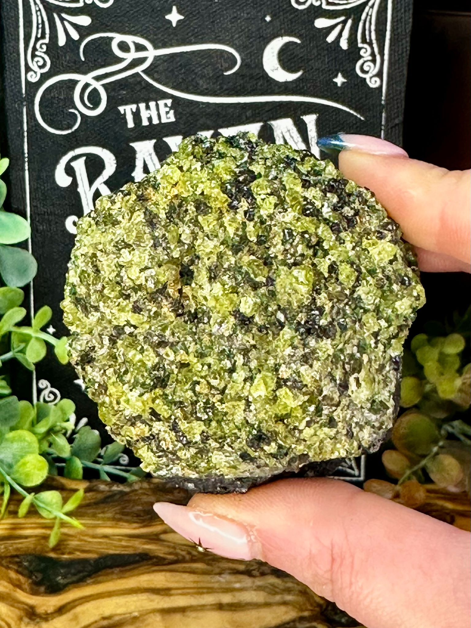 Large Raw Peridot Crystal