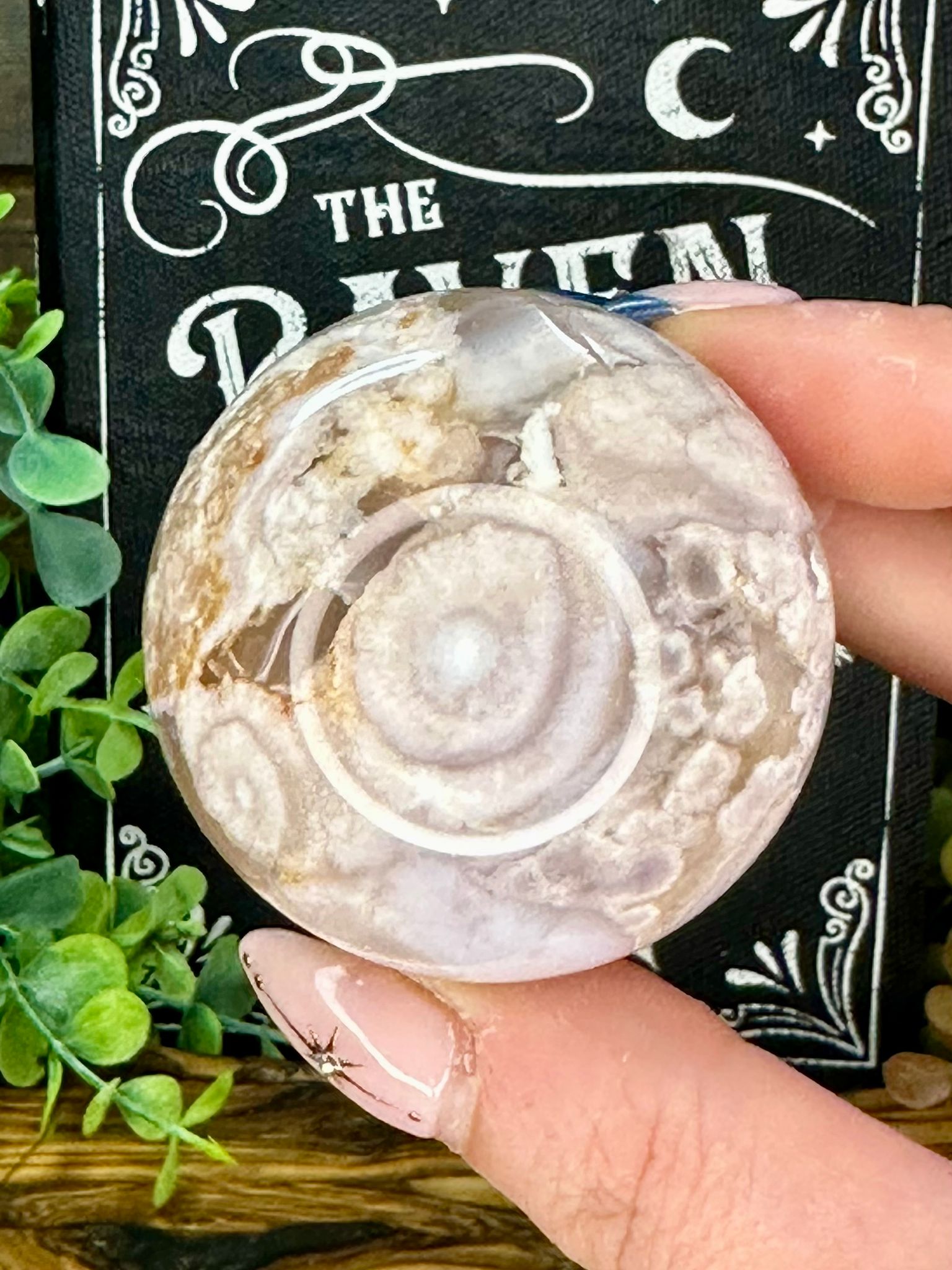 Flower Agate Sphere