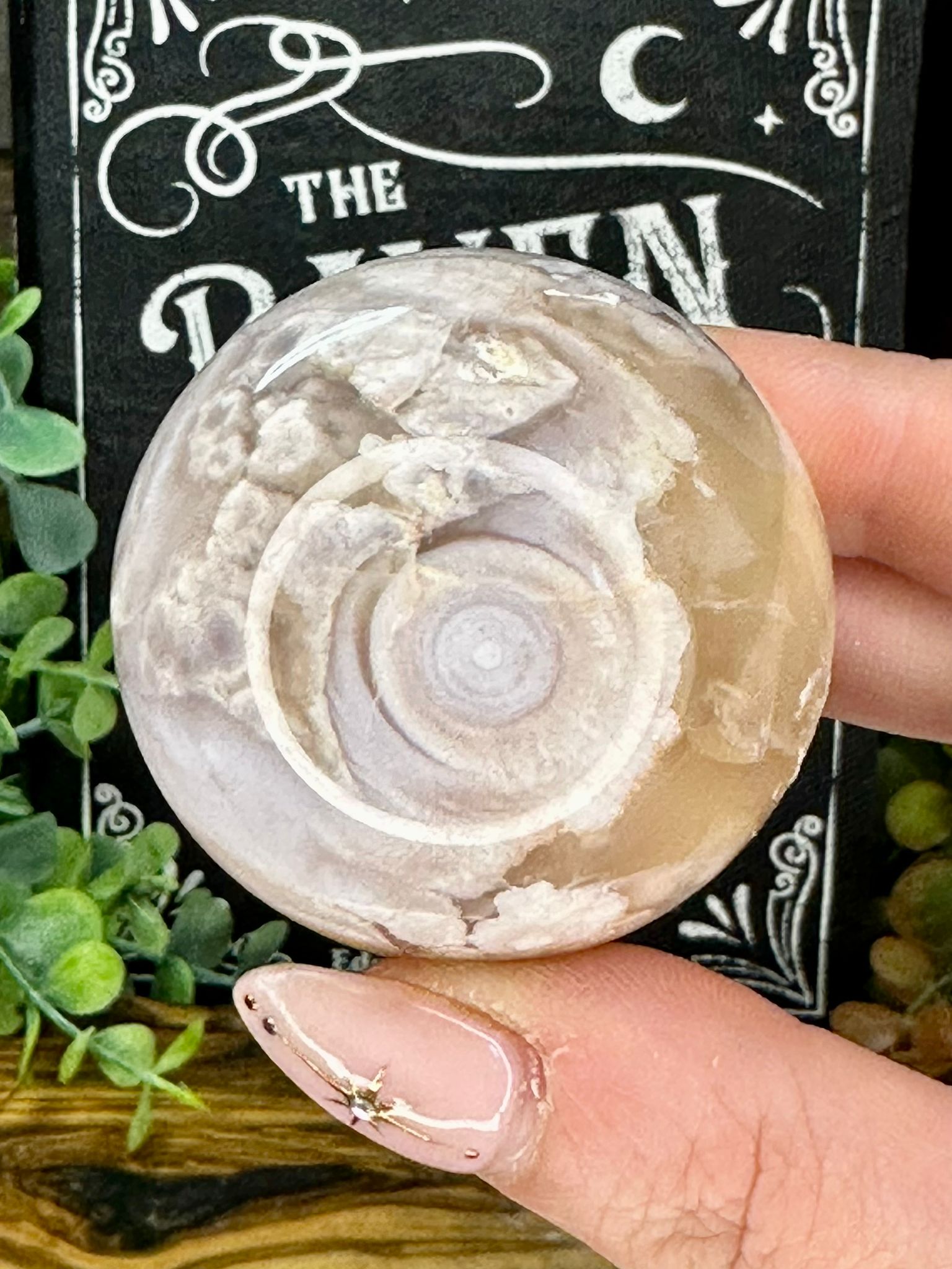 Flower Agate Sphere