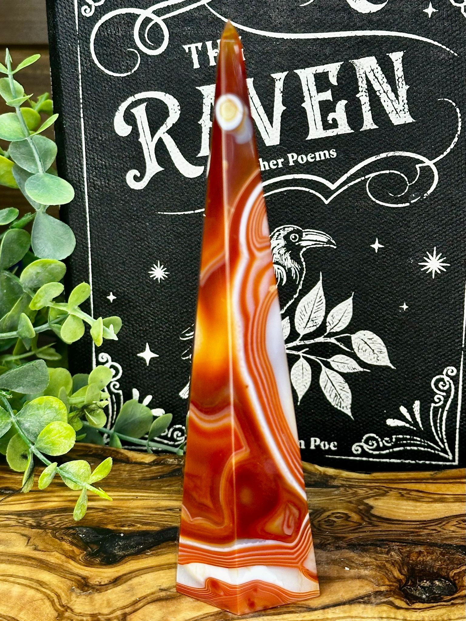 Large Banded Carnelian Obelisk
