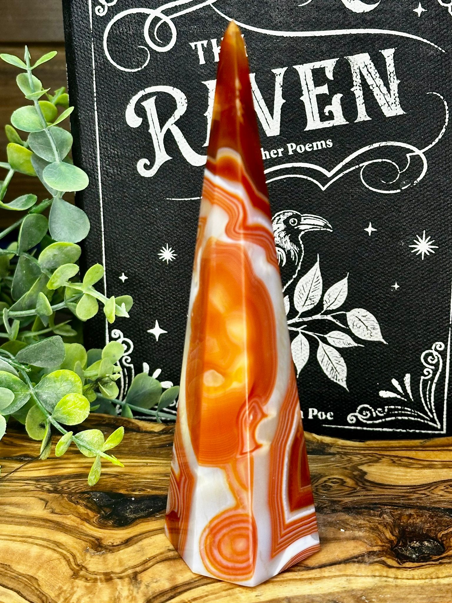 Large Banded Carnelian Obelisk
