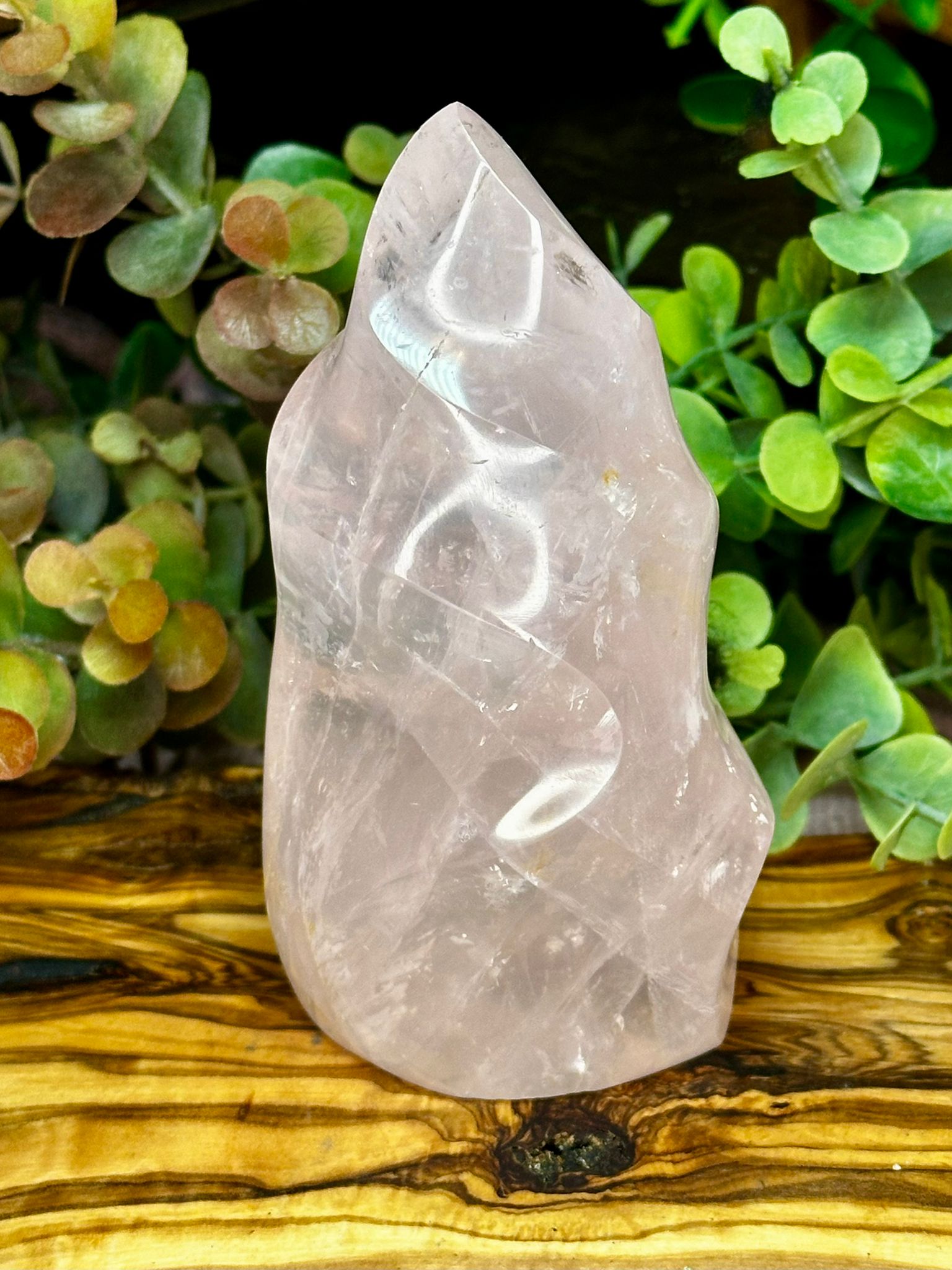 Rose Quartz Flame - Choose Your Crystal