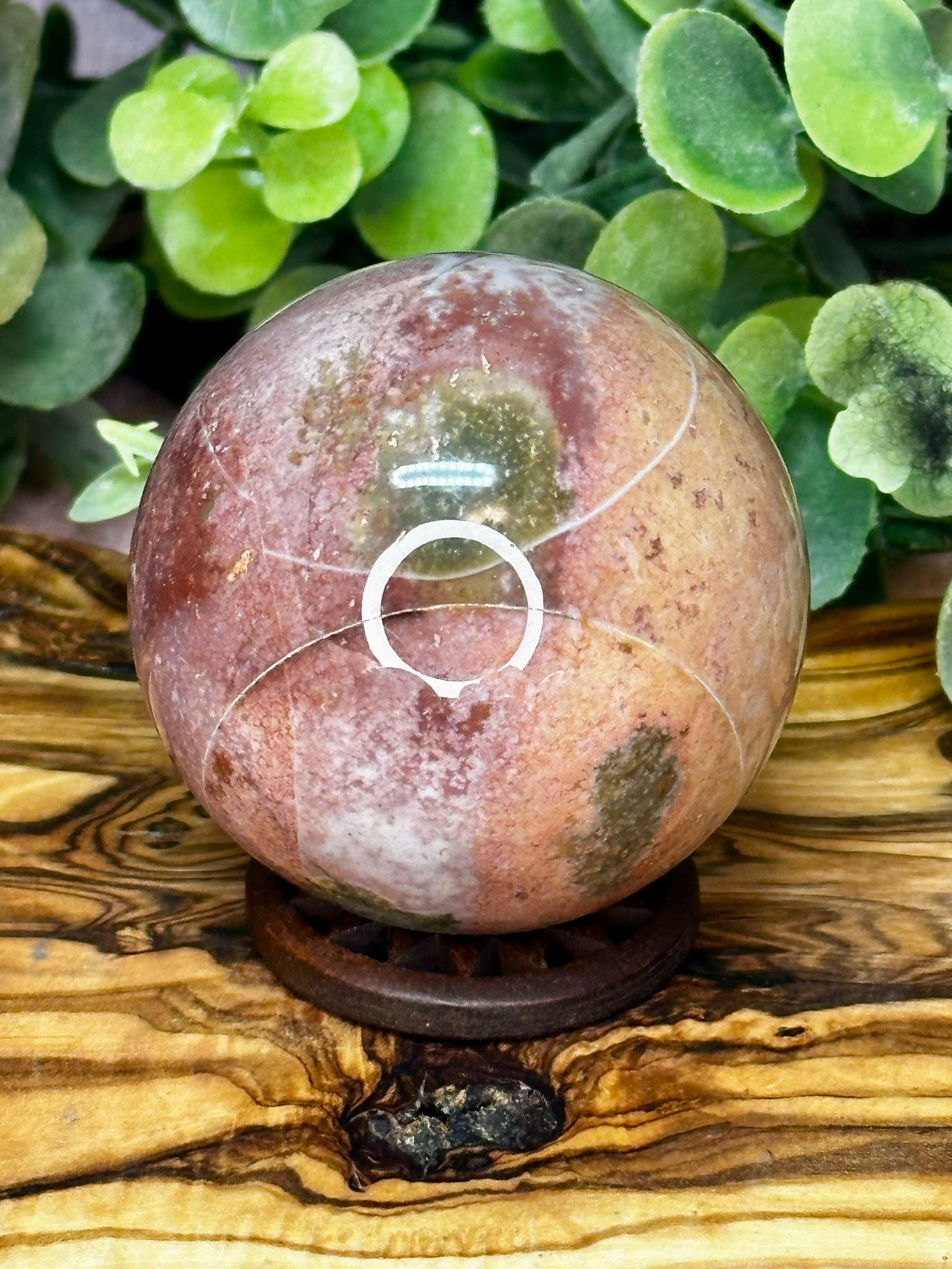 Ocean Jasper Sphere 5cm- Choose Your Crystal