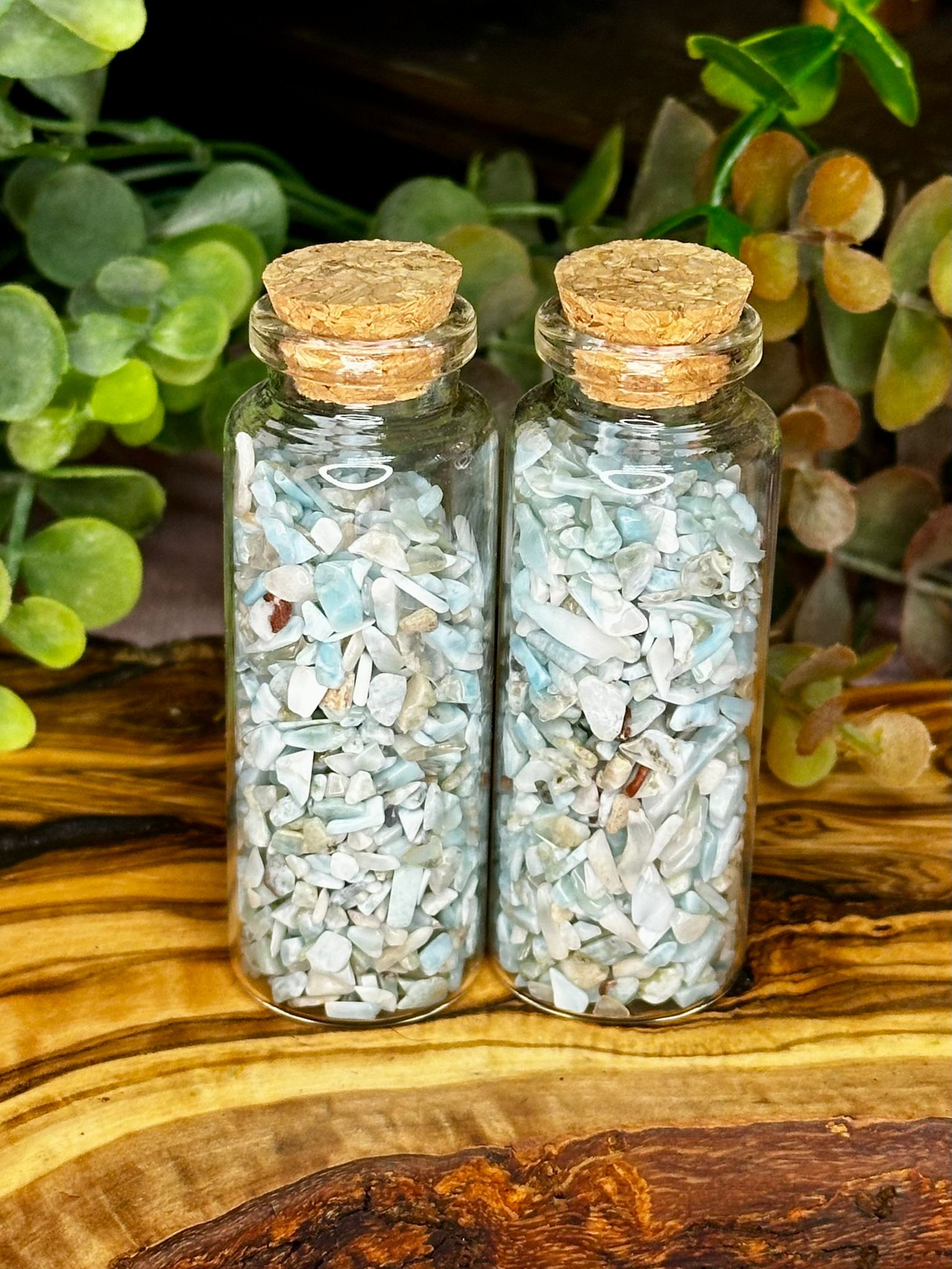 Crystal Chip Jars - 8.5cm Bottle of Tumbled Crystal Chips