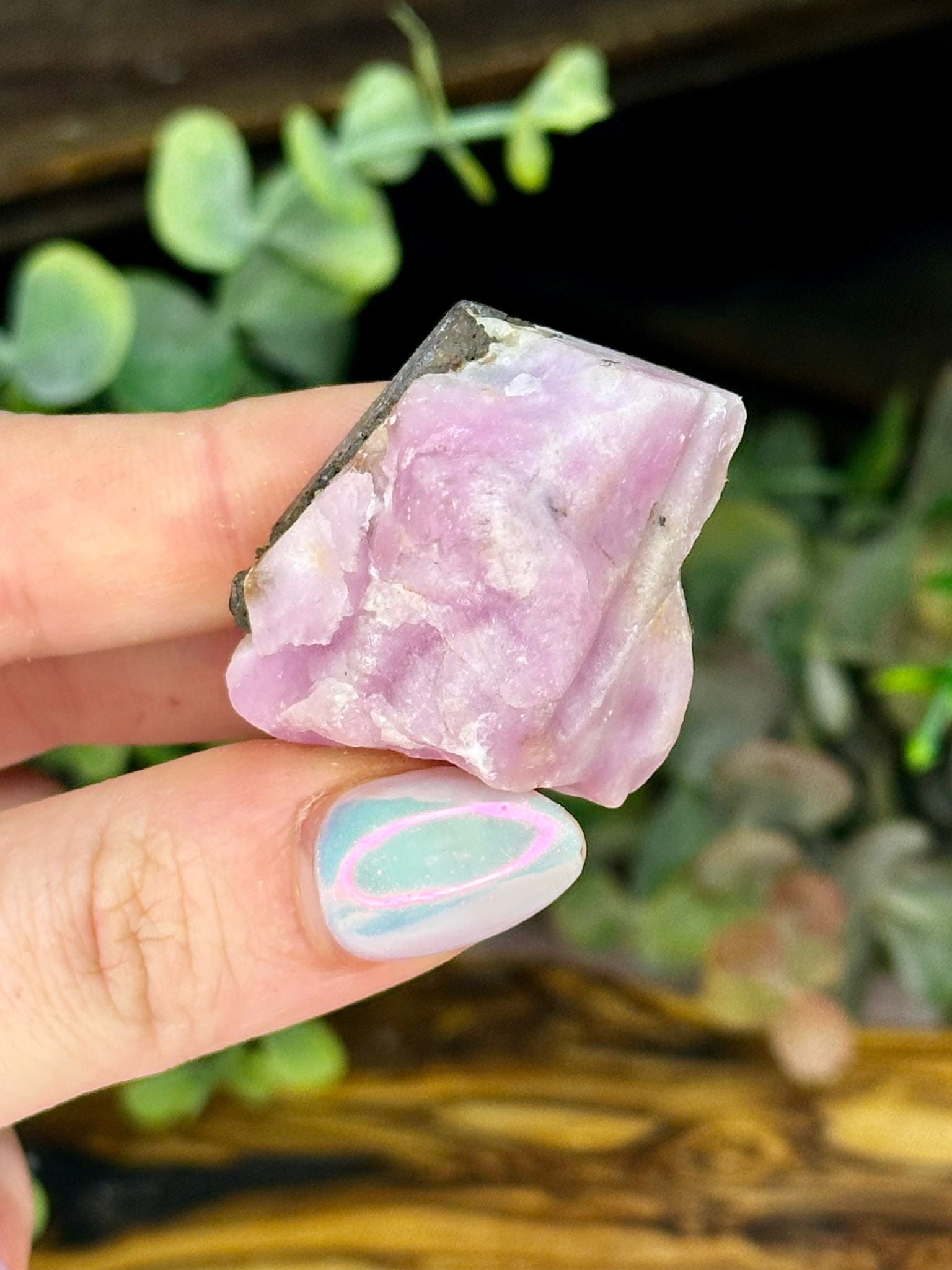 Pink Aragonite Crystal Specimen