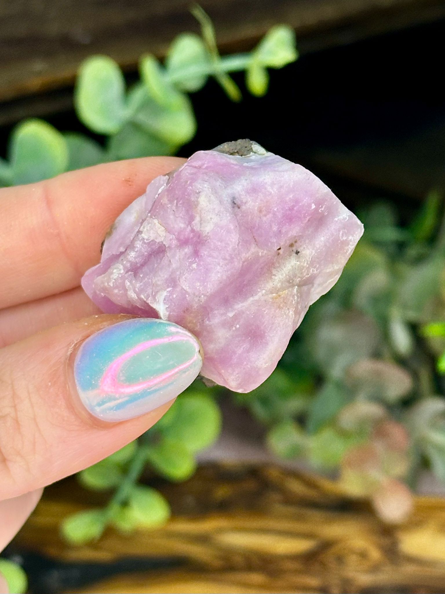 Pink Aragonite Crystal Specimen