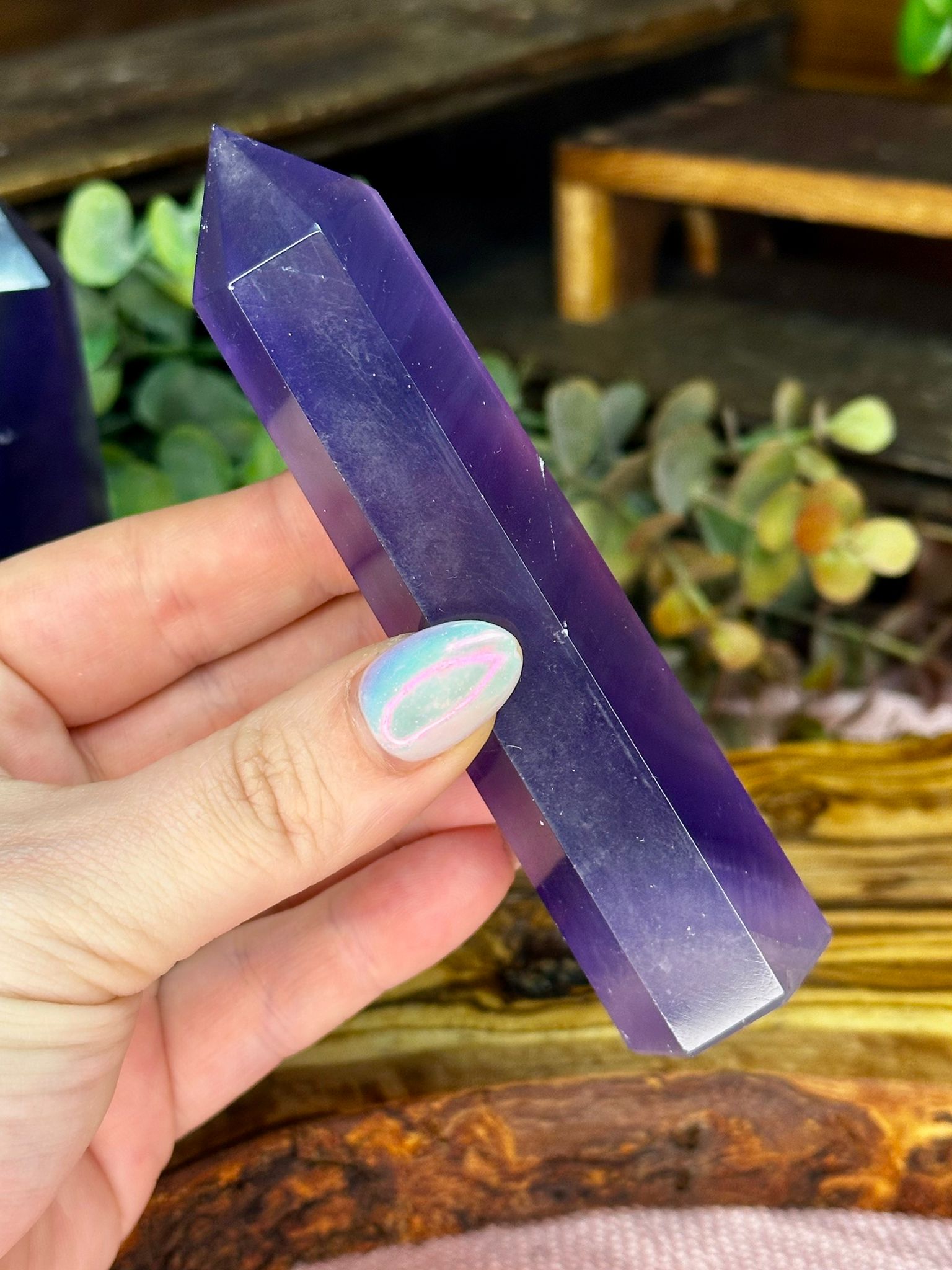 Purple Fluorite Towers - Choose Your Crystal