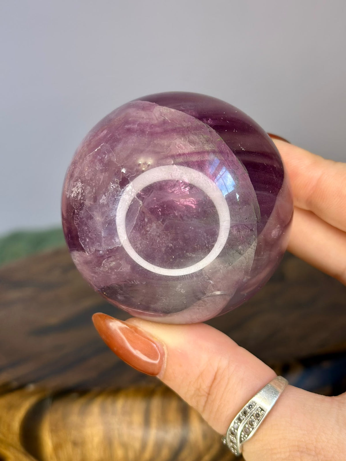 Purple Fluorite Sphere