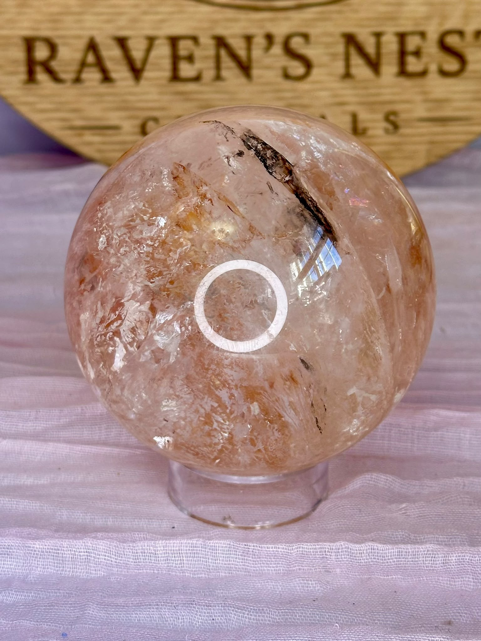 Collectors Grade Dendritic Fire Quartz Sphere