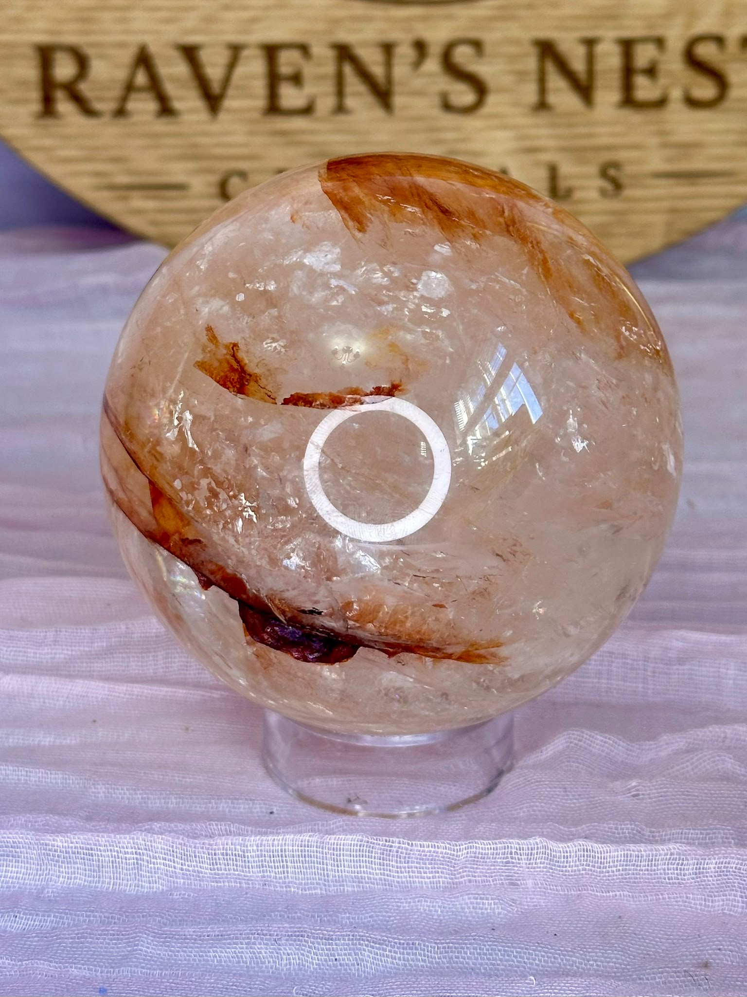 Collectors Grade Dendritic Fire Quartz Sphere