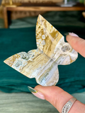 Ocean Jasper 3D Butterfly with Druzy (Choose Your Own)