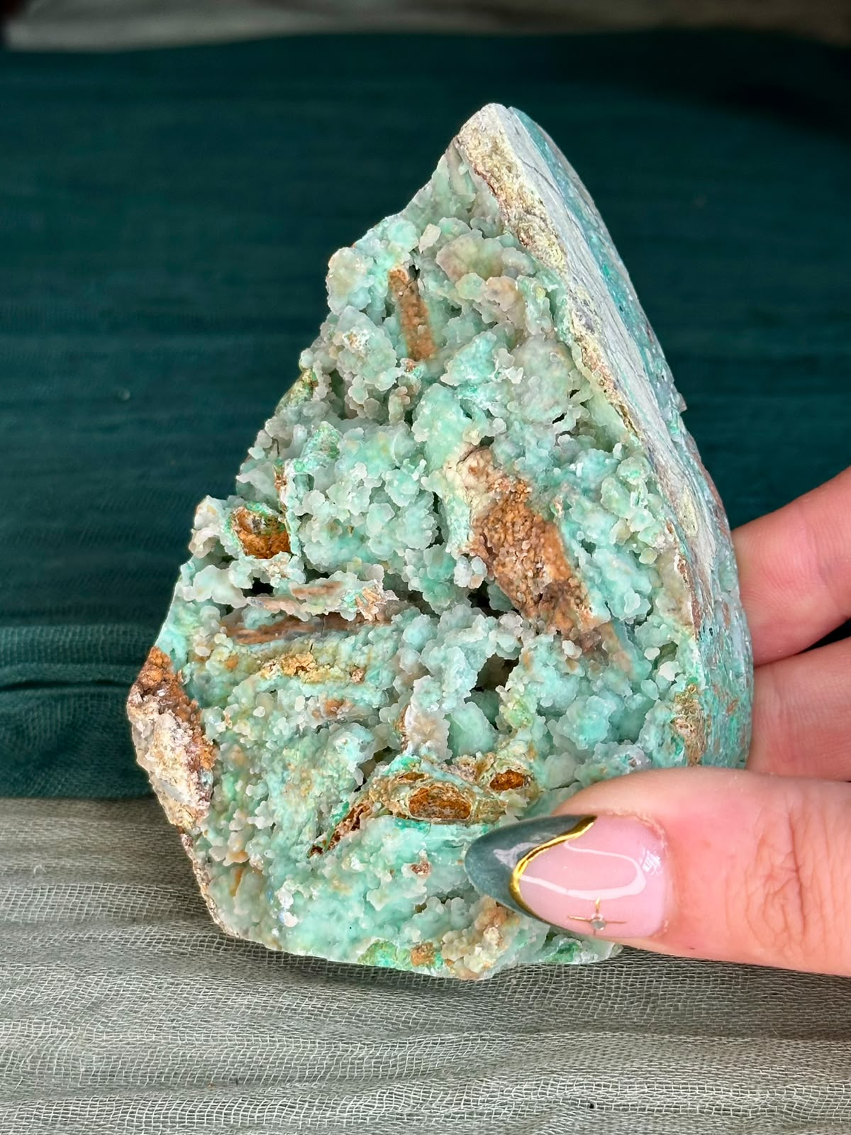 Smithsonite Druzy Freeform